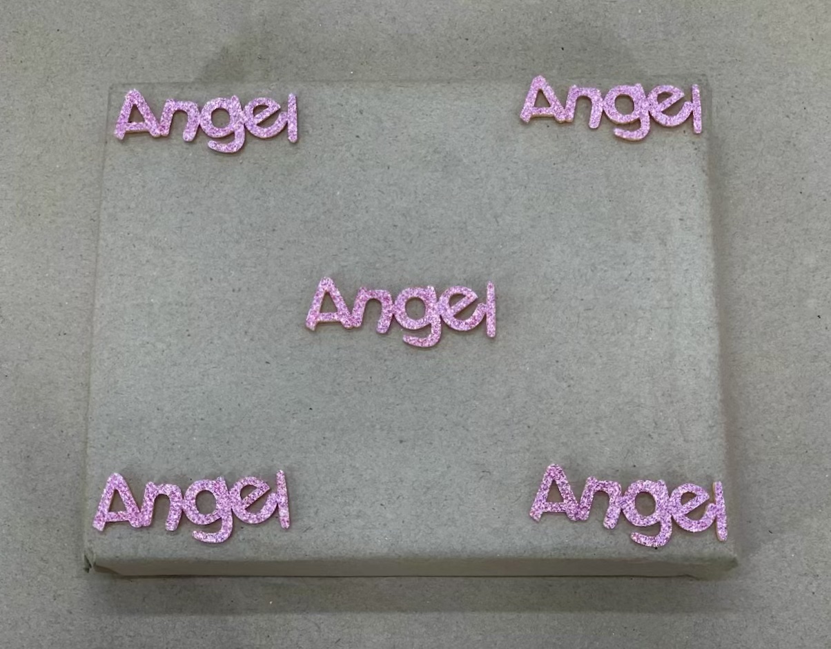 Twin Butterfly - White & Silver (18 pcs)