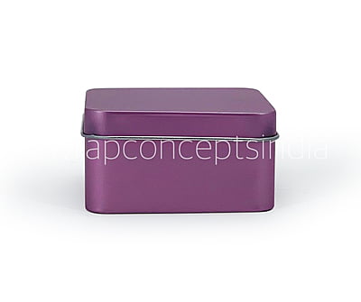 Square Tins - Bronze/Red/Lilac (Pack of 6) Square Tins - Bronze/Red/Lilac (Pack of 6)