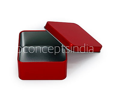 Square Tins - Bronze/Red/Lilac (Pack of 6) Square Tins - Bronze/Red/Lilac (Pack of 6)