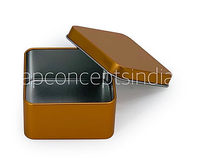 Square Tins - Bronze/Red/Lilac (Pack of 6) Square Tins - Bronze/Red/Lilac (Pack of 6)
