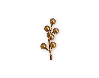 Dull Gold Big Fern