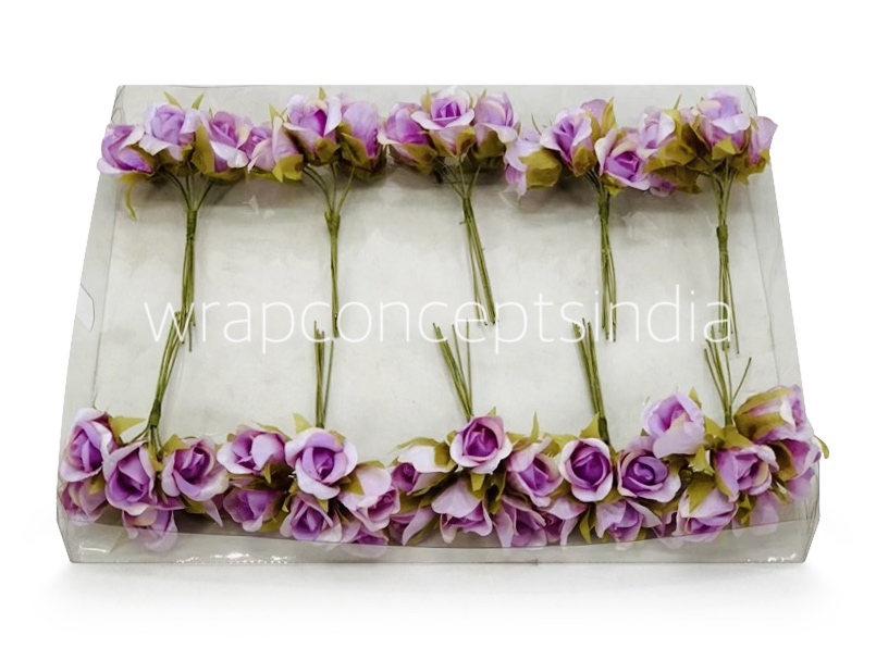 Lilac Rose Buds on Stick Lilac Rose Buds on Stick
