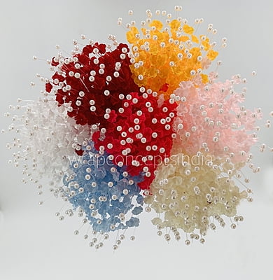 Floral Pearl Sticks