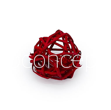 Red Wicker Balls - Big/Small