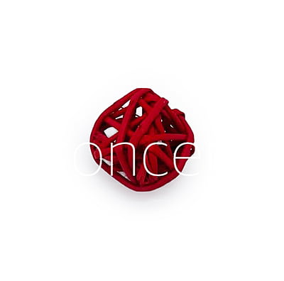 Red Wicker Balls - Big/Small