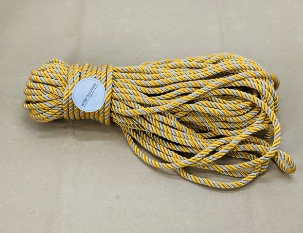 Dual Tone Gold & Silver Twisted Chord - 8 MM Dual Tone Gold & Silver Twisted Chord - 8 MM