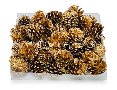 Gold Pine Cone
