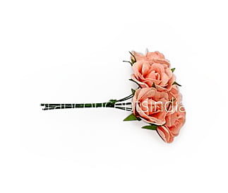 Flower On Stick-W-6002-Peach