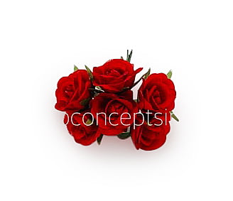Rose Flowers on Stick - Red Rose Flowers on Stick - Red