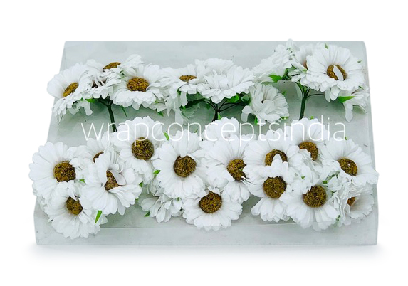Sunflower on stick-White