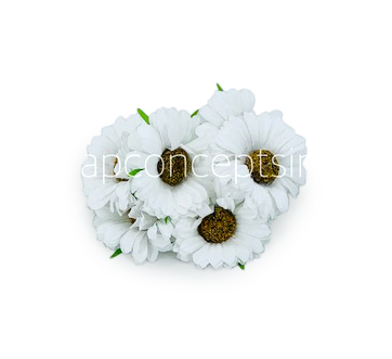 Sunflower on stick-White