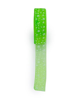 Star Print Organza Ribbon