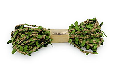 Jute & Leaf String - Green