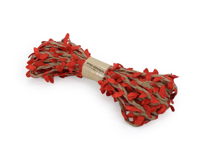 Jute & Leaf String - Green