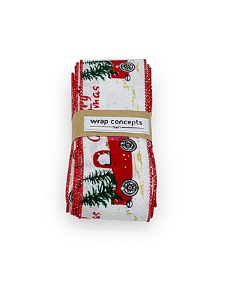 Merry Christmas White Burlap Ribbon Merry Christmas White Burlap Ribbon