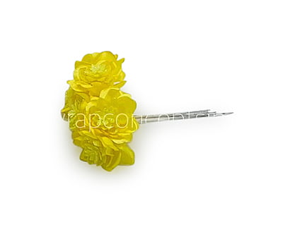 Glitter Flower -Yellow Glitter Flower -Yellow
