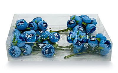 Peonies on stick-Sky Blue Peonies on stick-Sky Blue