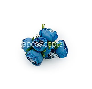 Peonies on stick-Sky Blue Peonies on stick-Sky Blue