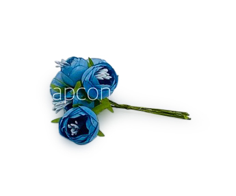 Peonies on stick-Sky Blue Peonies on stick-Sky Blue