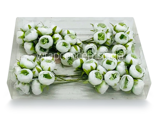 Peonies on stick-White Peonies on stick-White