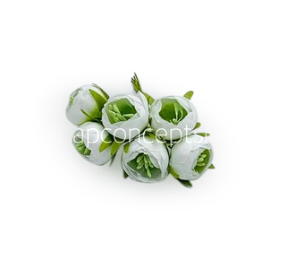 Peonies on stick-White Peonies on stick-White
