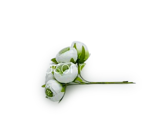 Peonies on stick-White Peonies on stick-White