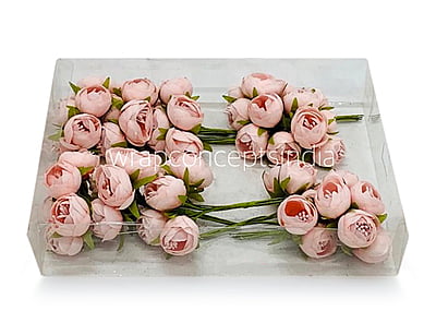 Peonies on stick-Baby Pink