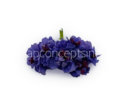 Carnation on Stick with Pollen – Dark Purple