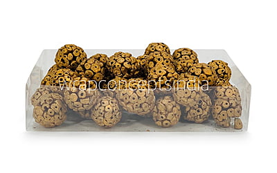 Gold Sola Wood Balls Gold Sola Wood Balls
