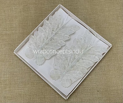 Glitter Butterfly - White/Pink/Emerald/Gold/Silver Glitter Butterfly - White/Pink/Emerald/Gold/Silver