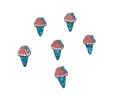 Ice Cream Cone Accessories - Gold Ice Cream Cone Accessories - Gold