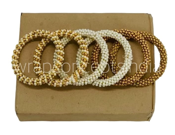 3" Pearl Ring-Pearl & Gold 3" Pearl Ring-Pearl & Gold