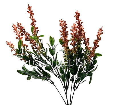 Leaves Bunch with Frosted Fern