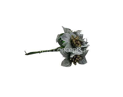 Grey Flowers with Glitter Pollen Grey Flowers with Glitter Pollen