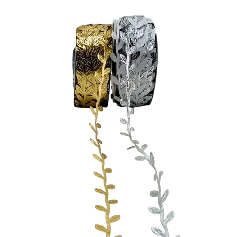 Metallic Leaf string - Gold/Silver