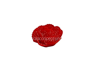 Red Medium Foam Rose With Net Red Medium Foam Rose With Net