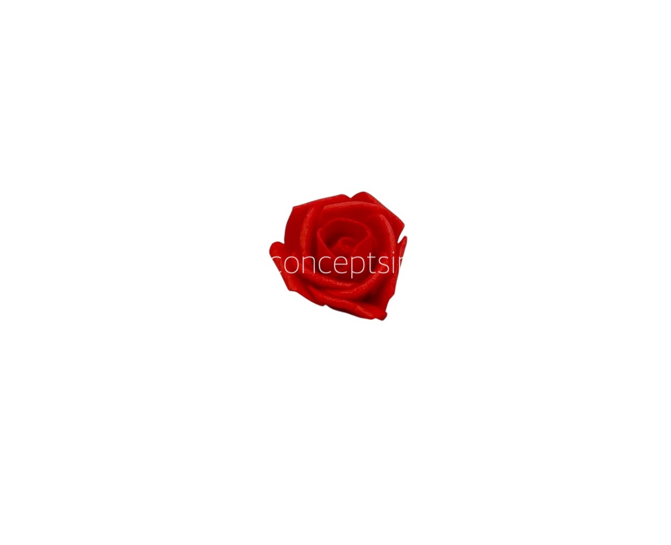Red Medium Foam Rose