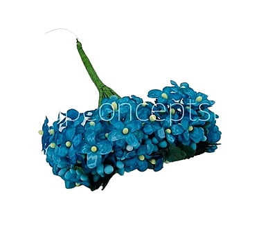 Small Silk Flowers - Blue Small Silk Flowers - Blue