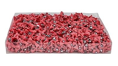 Small Bows with Bow Print - Coral