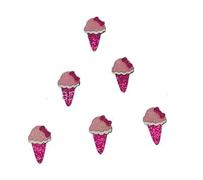 Ice Cream Cone Accessories - Gold Ice Cream Cone Accessories - Gold