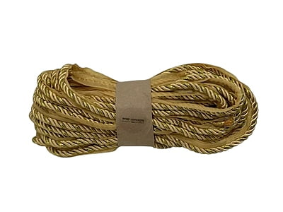 Gold & Glitter Twisted Chord - 10 MM