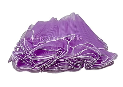 Organza Frill Lace with Pearl Edges