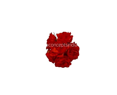 Bright Red Small Roses