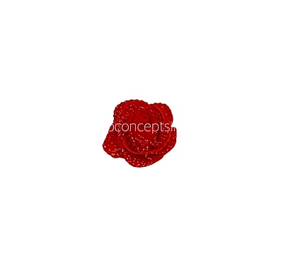 Red Medium Foam Rose With Net Red Medium Foam Rose With Net