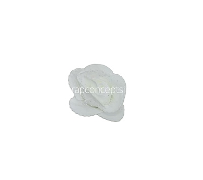 White Medium Foam Rose With Net White Medium Foam Rose With Net