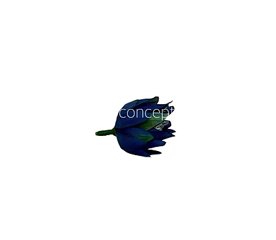 Bell Flower - Cobalt Blue