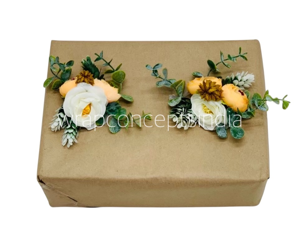 Twin Melon Peonies & White Rose Ready Bunch