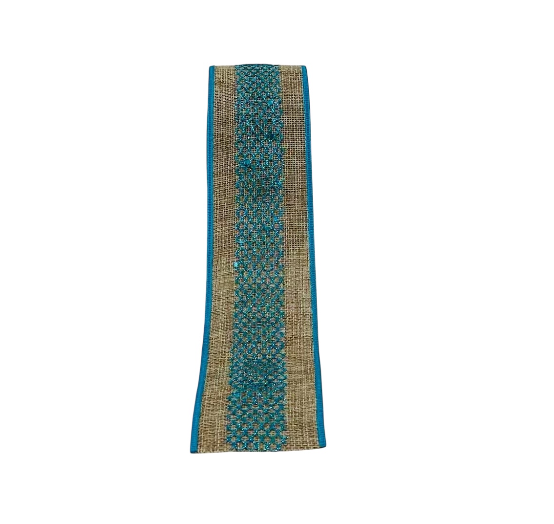 Ribbons for cutting-Wired Foil Ribbon Gold