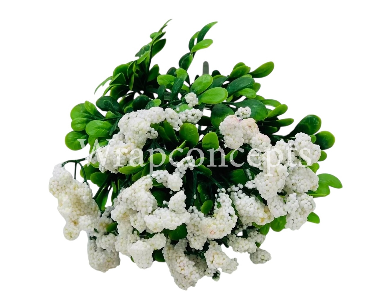 Frosted Flowers with Leaves Bunch Frosted Flowers with Leaves Bunch