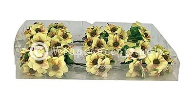 Flower On Stick -Lemon Yellow Flower On Stick -Lemon Yellow
